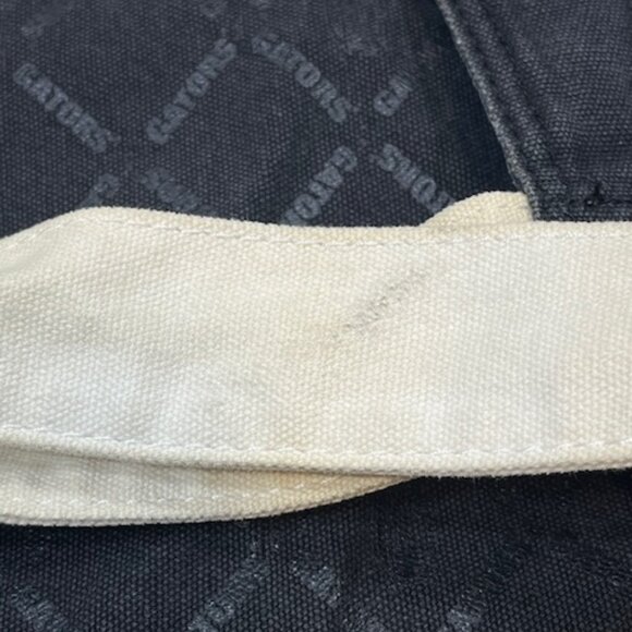 University of Florida Gators Black Canvas Gator Print Collegiate Tote - Picture 12 of 15